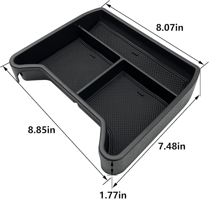 for VW ID.4 Lower Console Console Organizer Storage Tray Accessories Compatible with VW ID4 2021 2022 2023