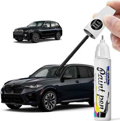 416 Carbon Black Touch Up Paint Compatible with BMW, DIY Car Paint Scratch Repair, Quick & Easy Fix Automotive Scratch Repair for X3/X4/X5/X6/X7/4 5 6 7 8 Series/i7/Z4/M3/M5/M6/M7/M8