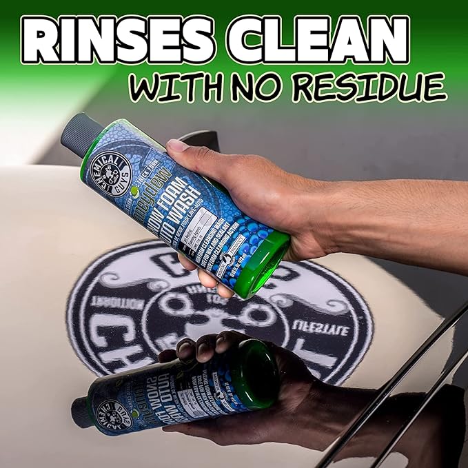 Chemical Guys Exterior Wash And Shine Kit With Storage Bag Car Wash Soap Glass Cleaner Tire And Trim Dressing Microfiber Towels Giftable Car Care Set