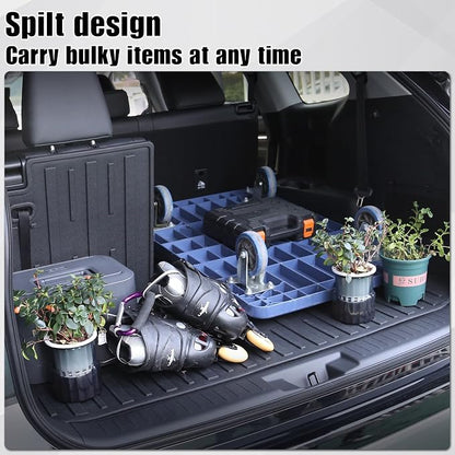 Floor Mat Cargo Mat for 2020-2024 2025 2026 Toyota Highlander 7 Seat Car Mat Accessories(Both Hybrid and Gas), All Weather TPE Cargo Liner Trunk Mat with Backrest Mat(Highlander-Full Set)