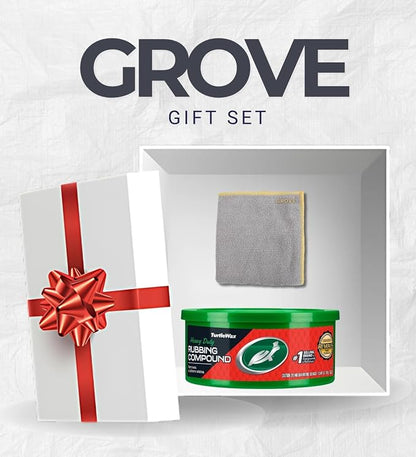 Turtle Wax Rubbing Compound 10.5 oz Bundle with Microfiber Cloth – Polishing Compound for Car Scratches and Surface Restoration – Gift Set (2 Items)
