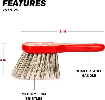 Maxshine Universal Cleaning Brushes (3-Piece Set) – Heavy-Duty, Medium-Duty, Soft Bristles – Removes Dirt & Stains – Wheels, Tires, & Exterior Surfaces – Carpets, Upholstery & Interior Surfaces