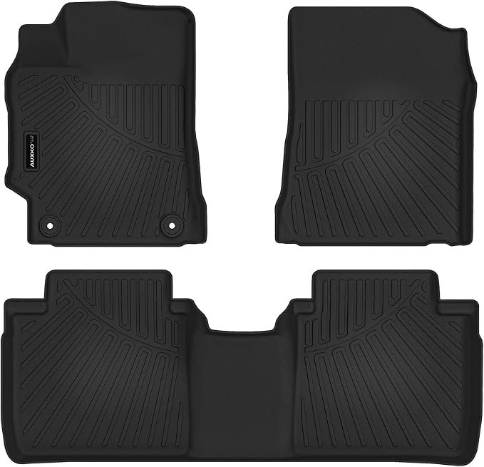 Auxko All Weather Floor Mats for Toyota Camry 2012-2017 All Season TPE Accessories Guard Odorless Anti-Slip Floor Liners for Toyota Camry 2012 2013 2014 2015 2016 2017