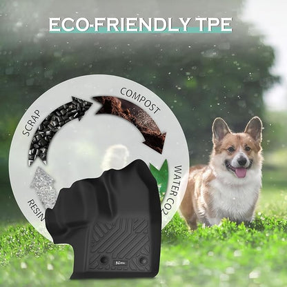 KARPAL Floor Mats for 2015-2021 Ford Transit 150/250/350/350HD w/Carpet Flooring (No Fit Transit Connect), Custom Fit TPE All Weather Ford Transit Accessories Front Floor Liner