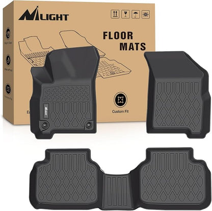Nilight TPE Floor Mats for Dodge Journey 2011 2012 2013 2014 2015 2016 2017 2018 2019 2020,All Weather Custom Fit Heavy Duty Floor Liners