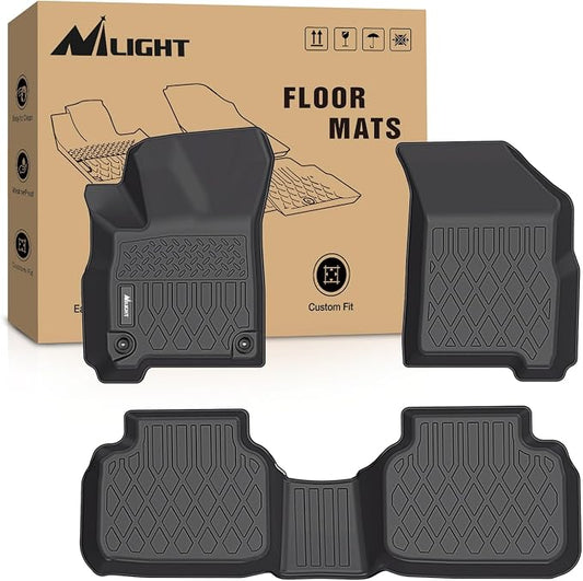 Nilight TPE Floor Mats for Dodge Journey 2011 2012 2013 2014 2015 2016 2017 2018 2019 2020,All Weather Custom Fit Heavy Duty Floor Liners