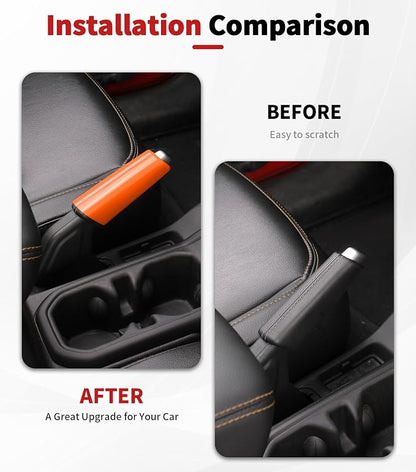 JWWY Interior Trim Kit Dress-Up Kit Decor Set Center Console Gear Shift Dashboard Panel,Door Window Switch Knob Speaker Cover Trim for 2024–2026 Jeep Wrangler JL JLU & Gladiator JT Oranger 28pcs