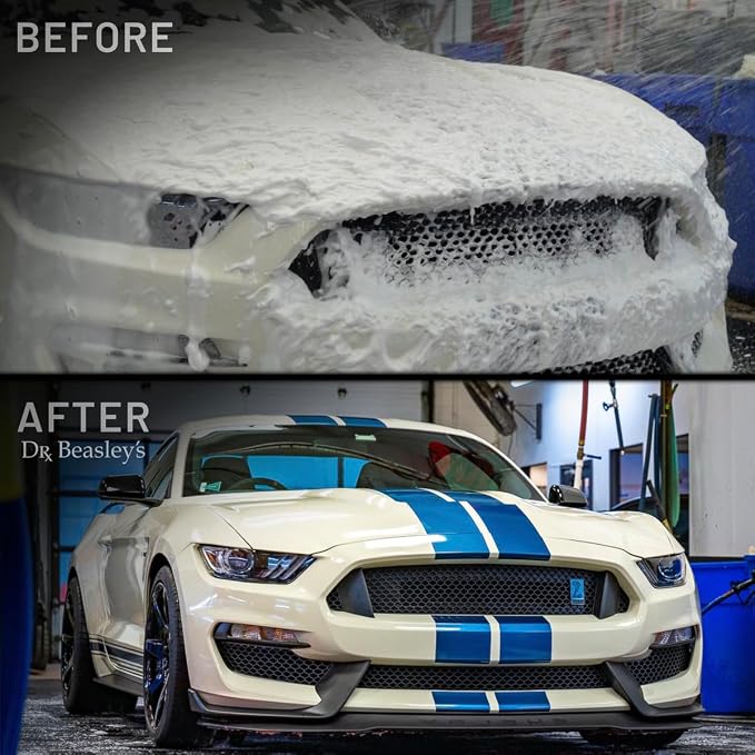 Dr. Beasley's Ceramic Body Wash 1 Gallon - Elite Car Care for Ceramic Coated Vehicles, Breaks Down Contaminants, Ultra Concentrated, Enhances Gloss & Reflectivity