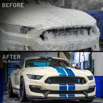 Dr. Beasley's Ceramic Body Wash 1 Gallon - Elite Car Care for Ceramic Coated Vehicles, Breaks Down Contaminants, Ultra Concentrated, Enhances Gloss & Reflectivity