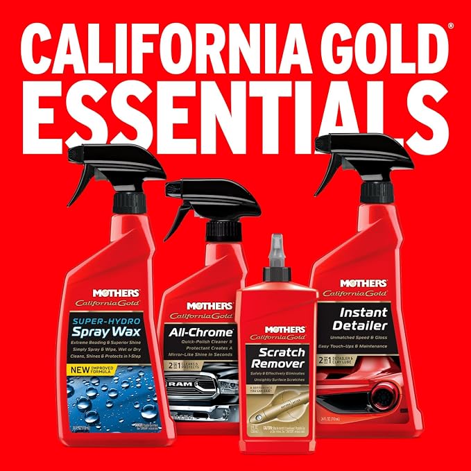Mothers California Gold Scratch Remover, 8 oz. – Safely & Effectively Eliminates Light Scratches, Scuffs & Transfers from Paint & Clearcoat, Restores Shine Around Handles and High-Touch Areas (08408)