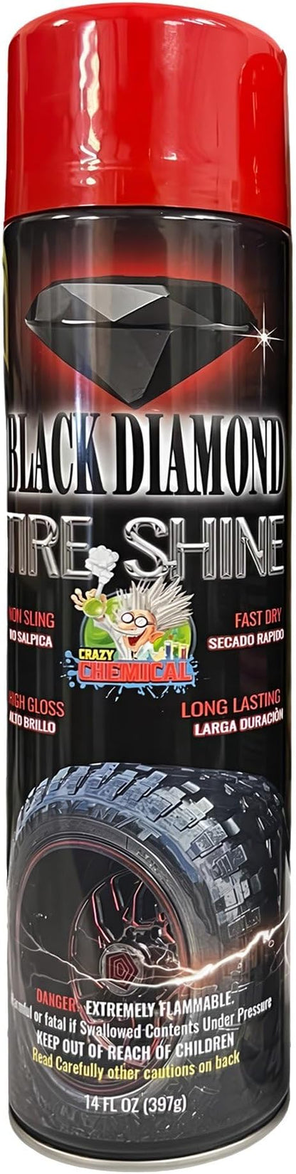 Black & Blue Diamond Combo – Extreme Shine & Superior Car Care- Black Diamond Tire Shine 14 ounce Can-Blue Diamond Xtreme Car Soap 16 ounce - #tire shine