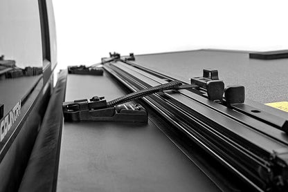 Rough Country Hard Tri-Fold Truck Bed Tonneau Cover for Chevy Colorado & GMC Canyon (2015-2026) - Aluminum Flip-Up Folding Bed Cover, Fits 5' (60") Bed