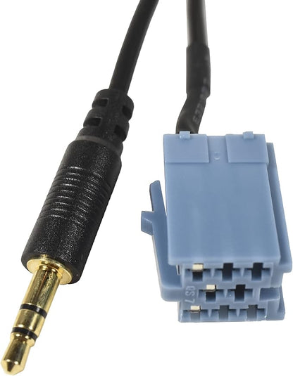 HQRP Audio Cable 8-pin ISO to 3.5MM fits Porsche 1999-2002 Becker Traffic Pro/CDR-22 / CR-220 / CDR-220 / Monza