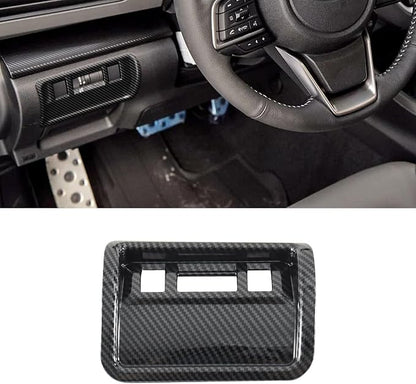 Interior Trim for Subaru Forester 2025 2026 Carbon Fiber Gear Shift Panel with Steering Wheel Trim