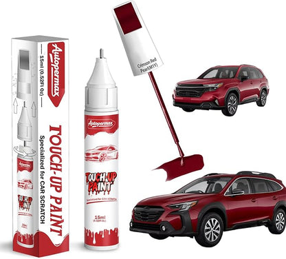 M1Y Crimson Red Pearl Car Touch Up Paint for Subaru, Color Accurate Two-In-One Car Paint Scratch Repair Pen, Professional Scratch Remover for Vehicles Chips and Nicks Scuff