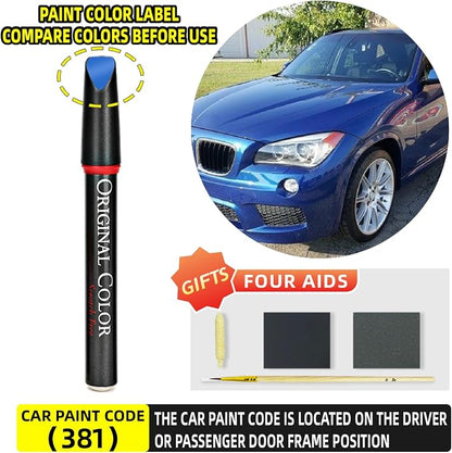 Carhoo 381 Lemans Blue Touch Up Paint Suitable For BMW, Genuine Custom Color Absoulutely Without Color Differences (16ml)