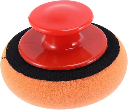 6Pcs/Set Car Wax Wash Polish Pad Sponge Cleaning Foam Kit Microfiber Applicator Pads with Gripper Handle Car-Styling