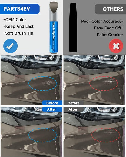 Touch Up Paint Compatible with Chevrolet Exact Match Touch Up Paint Car Scratch Repair (Pepperdust Metallic/Bronze Dune Metallic（WA441B/GMU）)