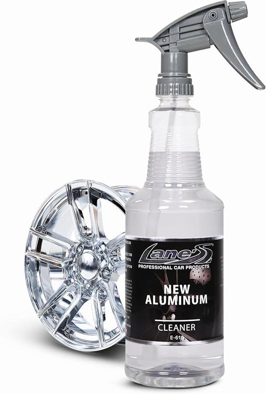 LANE'S New Aluminum Car Wheel Cleaner | Acid Rim Cleaner and Brightener | Brake Dust, Oxidation & Rust Remover for Motorcycles, Cars, Trucks | Shines & Eliminates Hard Scrubbing | 32oz