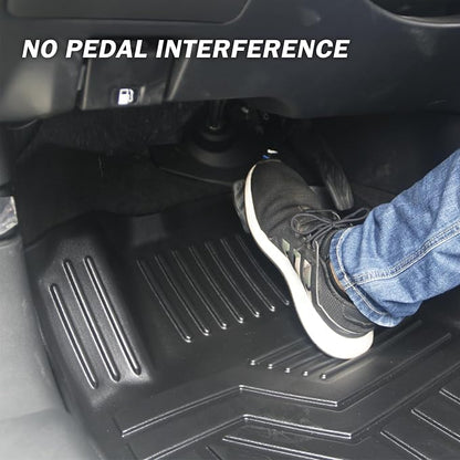 KUST Custom Fit Floor Mats for 2019-2025 2026 Nissan Altima Accessories All Weather Floor Mat Carpet Liners Front Rear 2 Row Seat Black Liner TPE