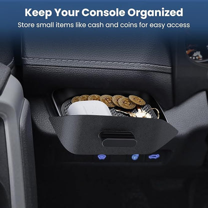 DIAMOOKY Upgraded Center Console Organizer Compatible with Toyota RAV4 2025 2024 2023 2022 2021 2020 2019 Interior Accessories, Drivers Side Cubby Drawer Organizer Storage Box
