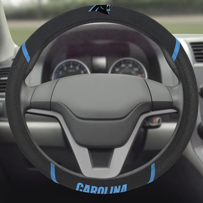FANMATS NFL Unisex-Adult Embroidered Steering Wheel Cover