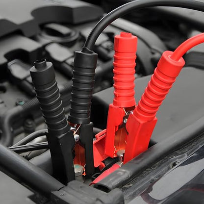 Jumper Cables, with Storage Case, 300cm/118.11 Inches, Portable Copper Clamps, Vehicles Battery Jumper Cable Kit, Quick & Efficient, for Car and Trucks