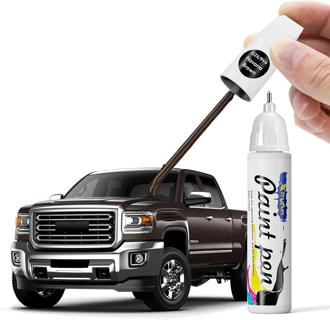 Deep Mahogany/Havana Brown G2X/WA439C Touch Up Paint Compatible with GMC, DIY Car Paint Scratch Repair, Automotive Paints, Quick & Easy Fix Scratch Repair for Sierra