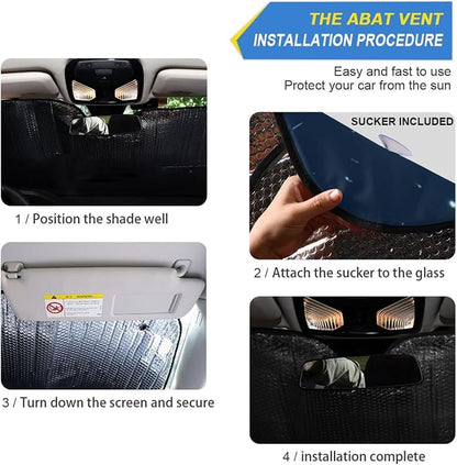 Cars Front Sun Shade Windshield,Foldable Reflective Sun Visor Stars Galaxy Lion Windshield Sunshade Cover,Blocks UV Ray Sun Protect Interior Keep Cool,53" x 23.5 "