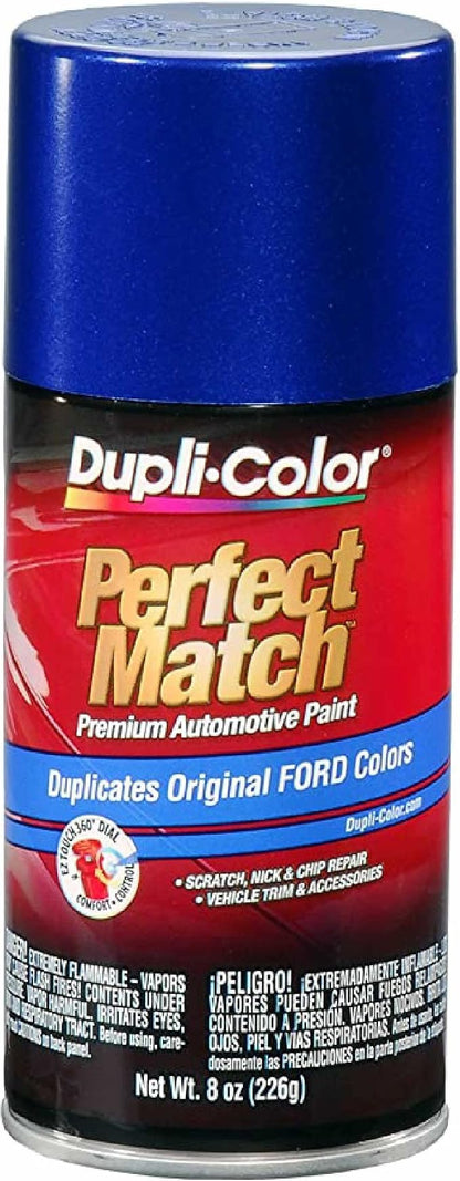 Dupli-Color Perfect Match Premium Automotive Paint, Sonic Blue Pearl, 8 oz