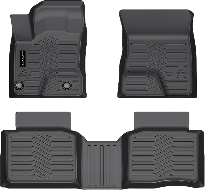 Auxko All Weather Floor Mats Fit for Mitsubishi Outlander PHEV 2026-2023 TPE Rubber Liners Outlander PHEV Accessories All Season Guard Odorless Anti-Slip Floor Mats