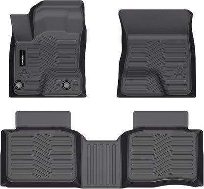 Auxko All Weather Floor Mats Fit for Mitsubishi Outlander PHEV 2026-2023 TPE Rubber Liners Outlander PHEV Accessories All Season Guard Odorless Anti-Slip Floor Mats