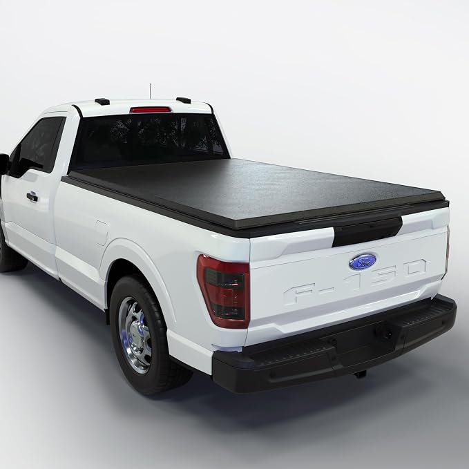 Toptiny Soft Folding Truck Bed Tonneau Cover |TSTF017|Fits 2015-2026 Ford F150 6'5" Bed (78")