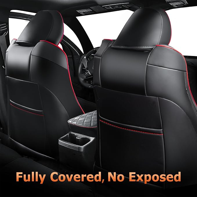 Carlimeki Tacoma Seat Covers Custom Fit for 2005 2006 2007 2008 2009 2010 2011 2012 2013 2014 2015 Crew Cab 2nd Gen Tacoma Base, PreRunner, TRD Pro - Center Console Armrest Covers - Fully Covered