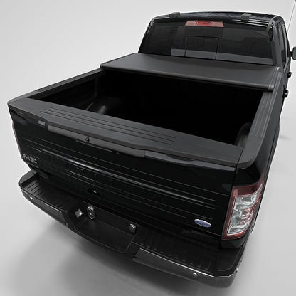 Low Profile Tri-Fold Truck Bed Tonneau Cover Fits 2015-2026 Ford F-150 | 6.5' (78") Bed | CFLPTX017