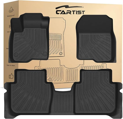 Cartist Floor Mats Fit for Honda CR-V CRV 2023 2024 2025 2026 (Include Hybrid), All Weather Floor Liner for CRV Accessories Heavy Duty