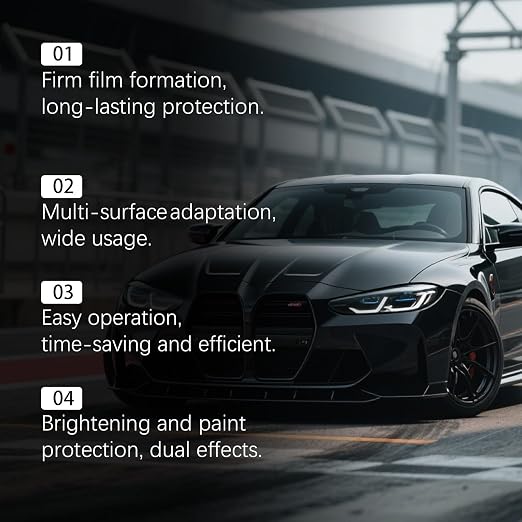 Nano Ceramic Coating for Cars, Nano Quick Coat Restores, Revolutionary Nano Spray for Car Detailing, Deep Gloss Shine and Long-Lasting Polish (2Pcs)