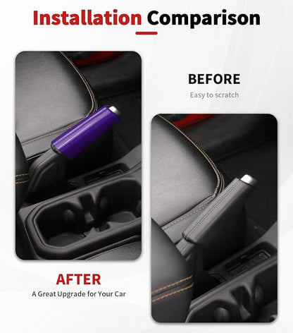 JWWY Interior Trim Kit Full Set Dress-Up Decor Set Center Console Gear Shift Dashboard Panel,Door Window Switch Knob Speaker Cover Trim for 2024–2026 Jeep Wrangler JL JLU & Gladiator JT Purple 28pcs