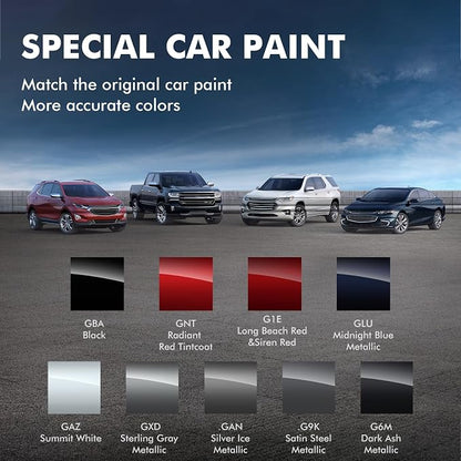 G6M/WA618G Dark Ash Metallic Touch Up Paint Compatible with Chevrolet, DIY Car Paint Scratch Repair, Quick & Easy Fix Automotive Scratch Repair for Chevy Silverado/Malibu/Tahoe