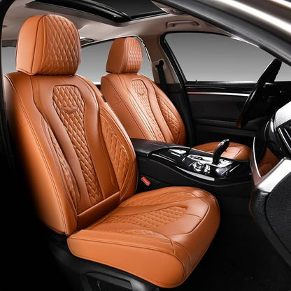 Coverado Seat Covers, Seat Covers 2 Seats, Brown Car Seat Cover Front Seats, Luxury Automotive Seat Covers, Front Car Seat Covers Leather Car Seat Protector