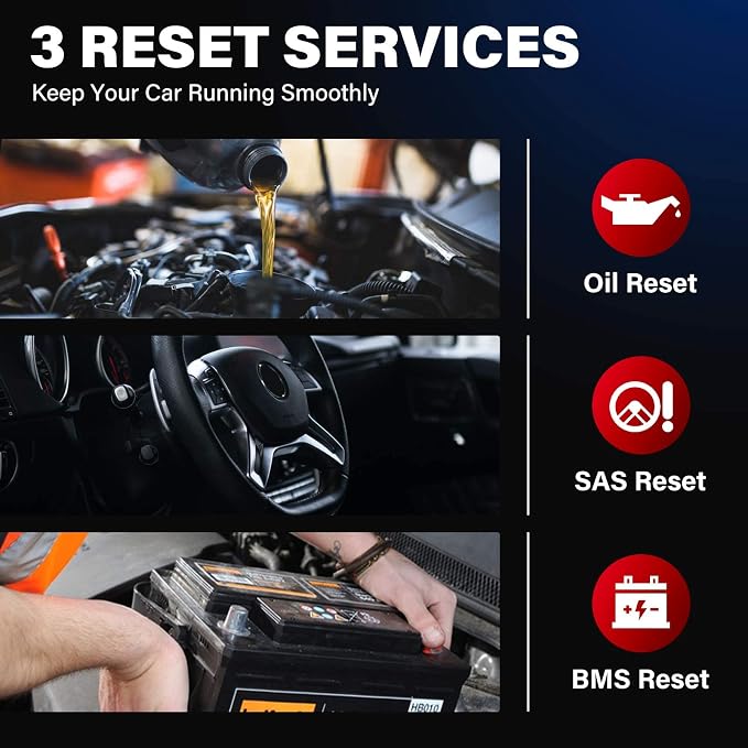 Launch CR629 OBD2 Scanner Code Reader 2026 New Scan Tool with Reset Oil/BMS Service+Live Data, Professional Mechanic Full OBDII Diagnostic Tool for Read/Clear DTCs Lifetime Free Update