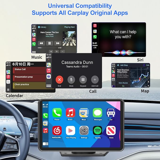 Wireless CarPlay Adapter for iPhone, Convert Wired to Wireless CarPlay, Mini CarPlay Wireless Adapter for iPhone 6+ and Cars from 2016, Plug and Play, Supports Voice Commands Via Siri