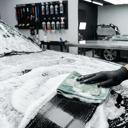 3 Pack Micro-Rib Clay Towel for Auto Detailing, Fine Grade Synthetic Decontamination Towel for Car Paint & Glass, Smooth Glide Surface Prep for Polishing, Wax & Ceramic Coating