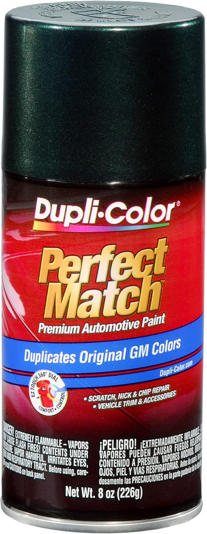 Dupli-Color Perfect Match Premium Automotive Paint, Medium Green (M), 8 oz