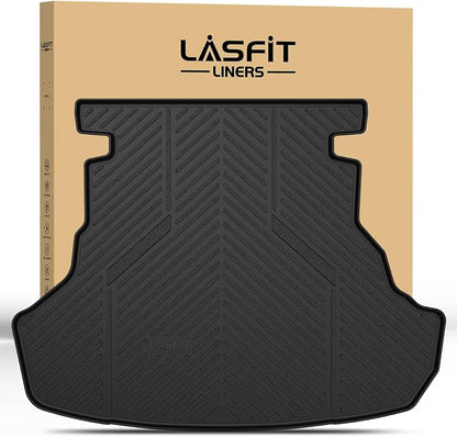 LASFIT Trunk Mat for Toyota Camry 2017 2016 2015(Not Fit Hybrid), Custom Fit TPE All Weather Cargo Mat for Camry 2015-2017 Trunk Liner Rear Cargo Liner, Black