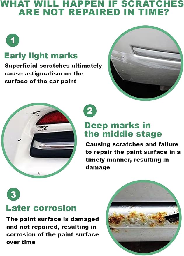Car Touch Up Paint Silver Metallic, Color Accurate Car Scratch Repair Remover Pen Fix Auto Paint Chips and Nicks