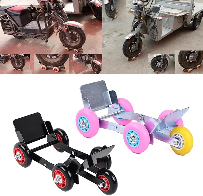 High Strength Motorcycle Relocation Tool for Narrow Areas Quick Relocation and Tire Emergencies Easy Handling & Storage