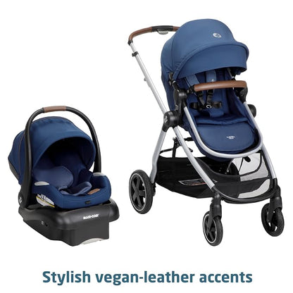 Maxi-Cosi Zelia 2 Luxe 5-in-1 Modular Travel System, New Hope Navy
