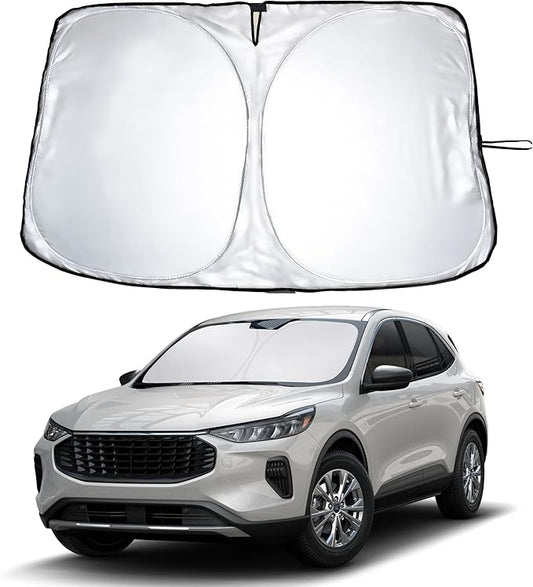 Econour Windshield Sunshade for Ford Escape 2020-2024 2025 2026, Sun Visor for Front Windshield & Window Sun Shade Cover, UV Heat Blocker & Protector, Car Accessories