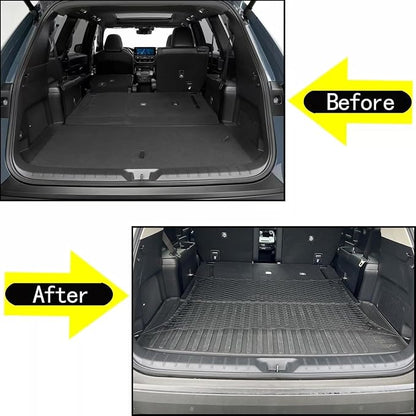 Rear Trunk Organizer Cargo Net Suitable for 2024 2025 2026 Toyota Grand Highlander Hybrid Limited Platinum Nightshade XLE LE Rear Trunk Mesh Cargo Storage Net Bag Grand Highlander Accessories